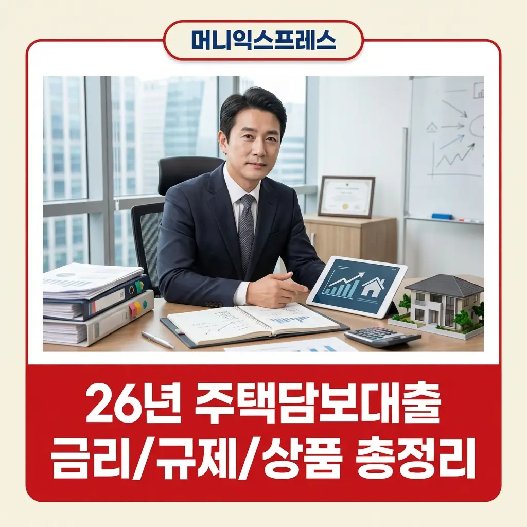 2026년 주택담보대출 금리 규제 상품 총정리 내 집 마련 대출 전략 가이드