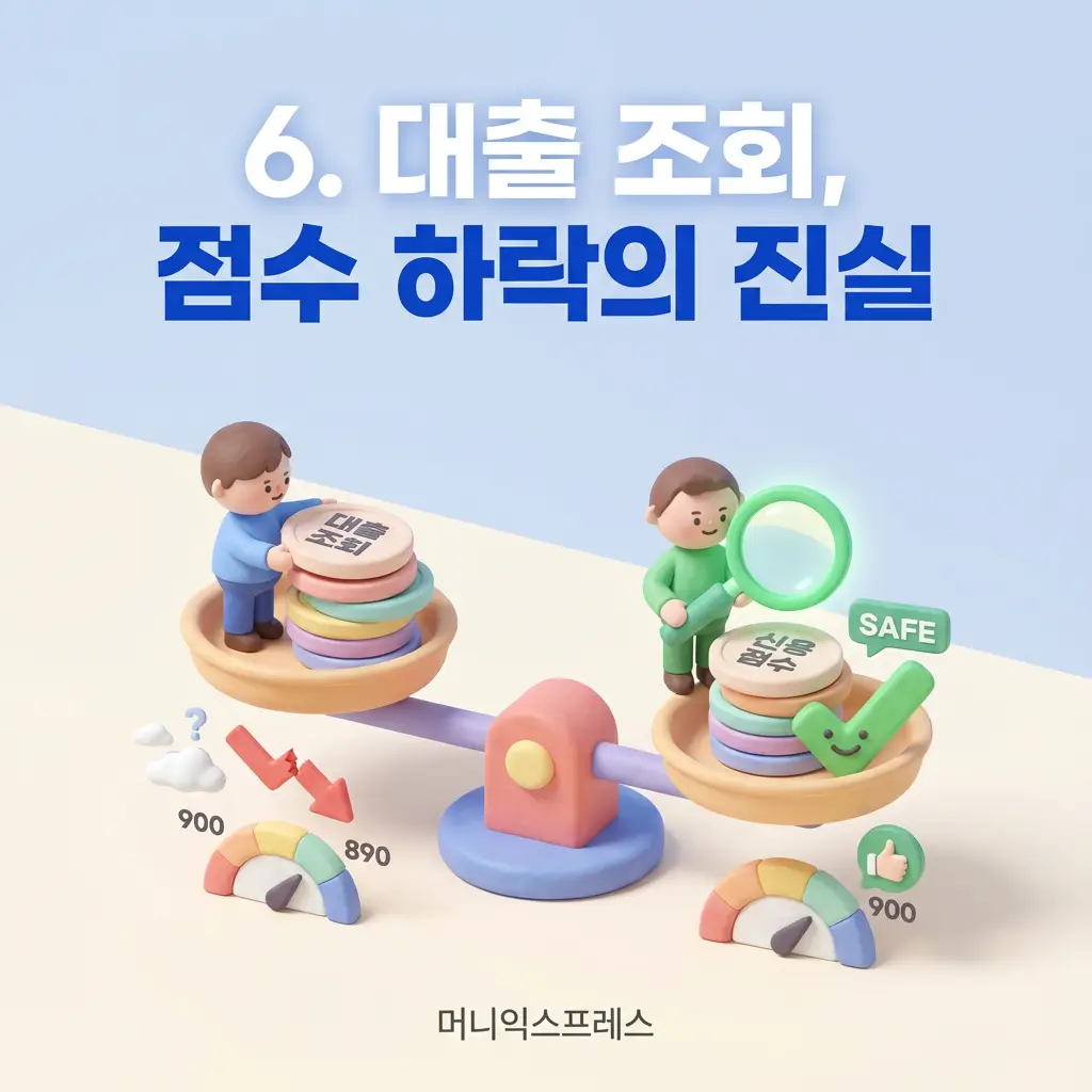 대출 조회 점수 하락의 진실