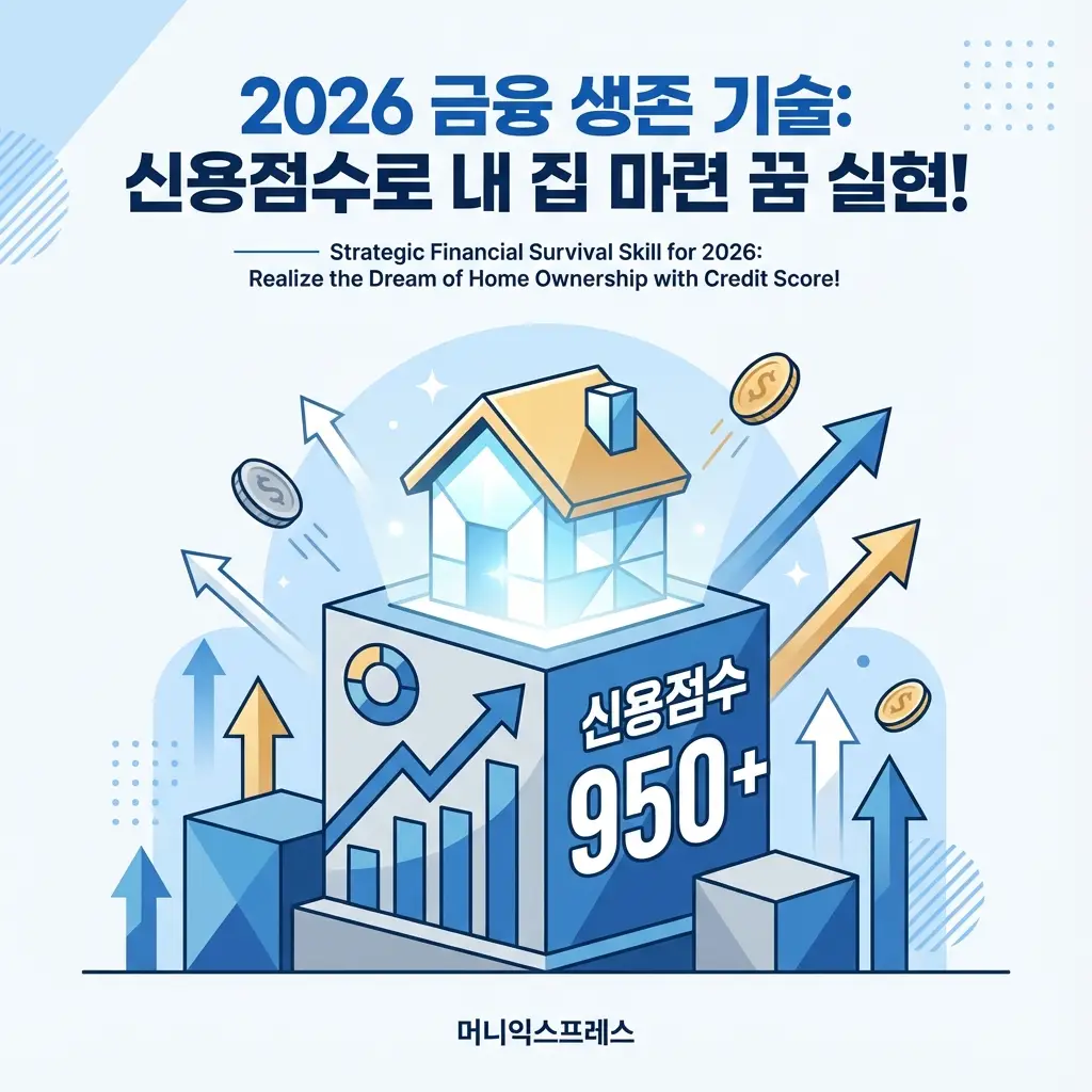 2026년 금융 생존 기술 신용점수 950점 내 집 마련 꿈 실현 주택 담보 대출 전략