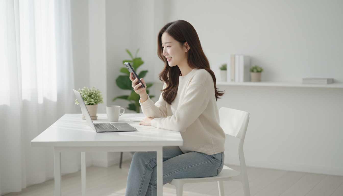 나이스지키미 웹사이트에서 무료로 신용점수 확인하는 화면