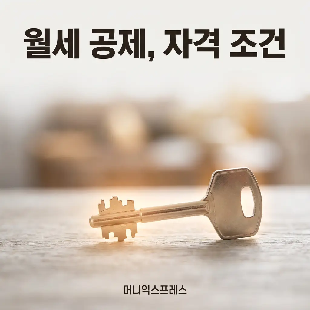 월세 공제 자격 조건