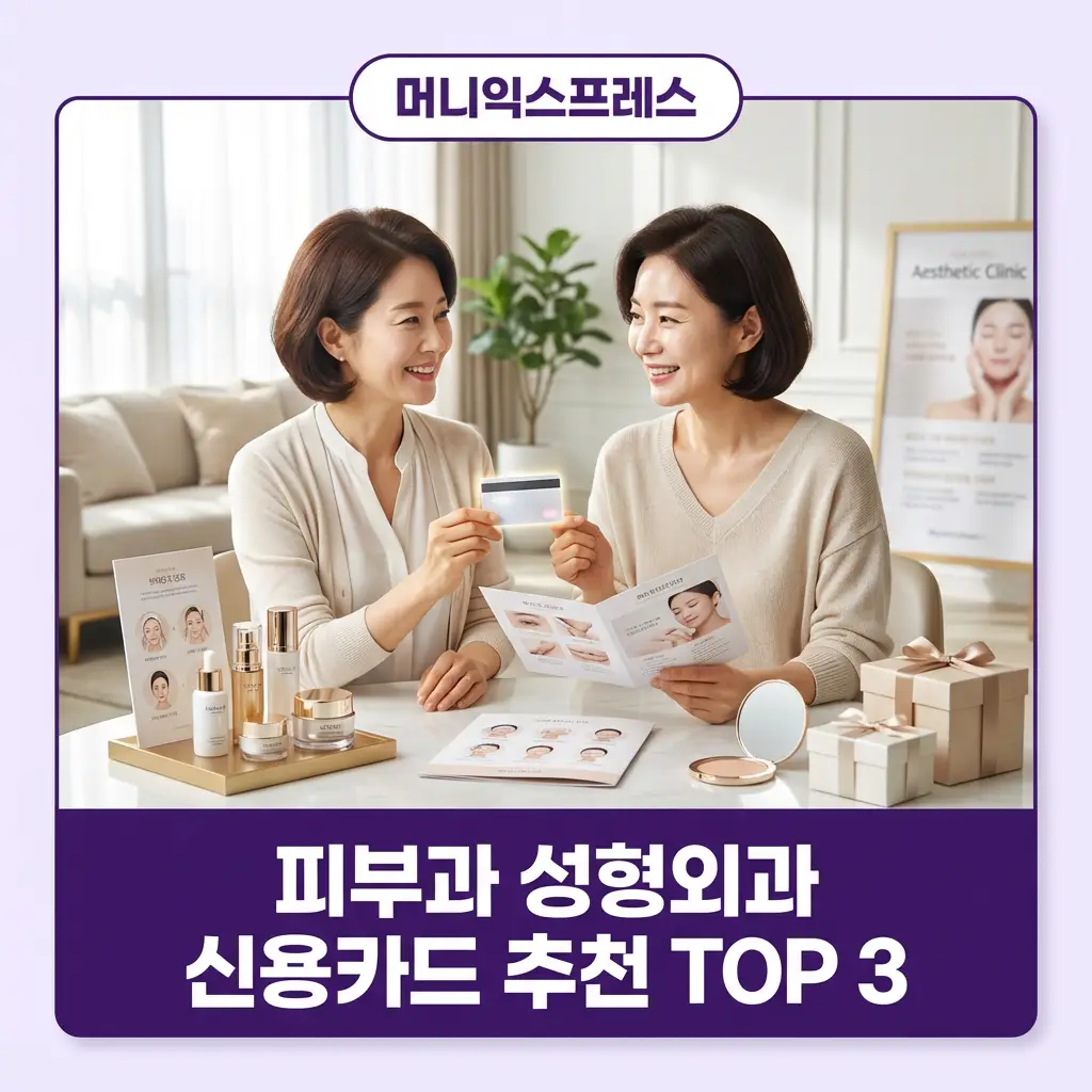 피부과 성형외과 시술 할인 혜택 신용카드 추천 TOP 3 미용 의료비 절약 팁