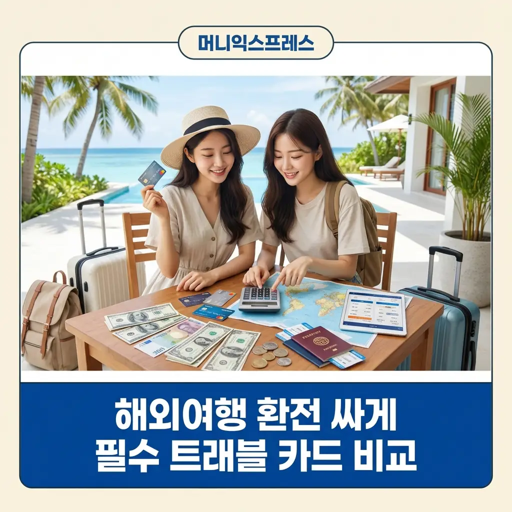 해외여행 환전 싸게 하는 법 필수 트래블 카드 비교 환율 우대 수수료 절약 팁