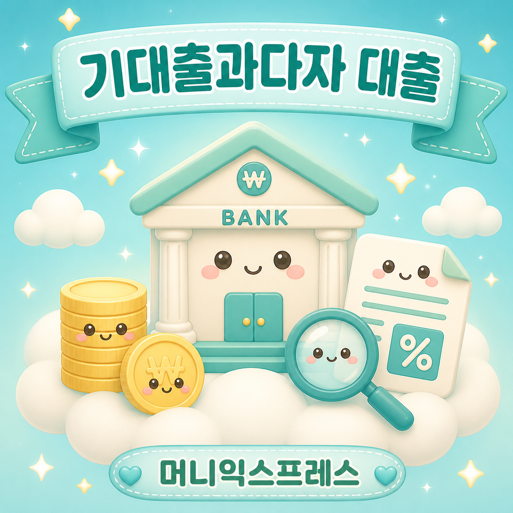 기대출과다자 소액대출 저축은행 금리 안내 일러스트