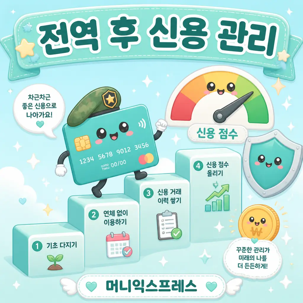 나라사랑카드 전역 후 신용 관리 머니익스프레스