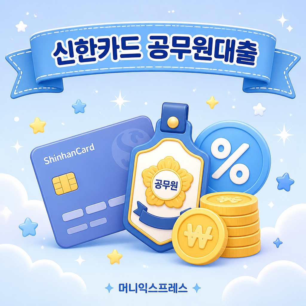 신한카드 공무원대출 자격과 금리 안내