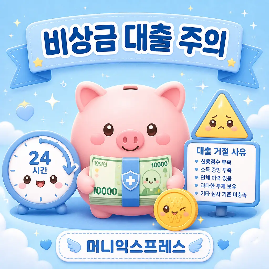 아이엠뱅크 쓰담쓰담대출 비상금 대출 주의 머니익스프레스