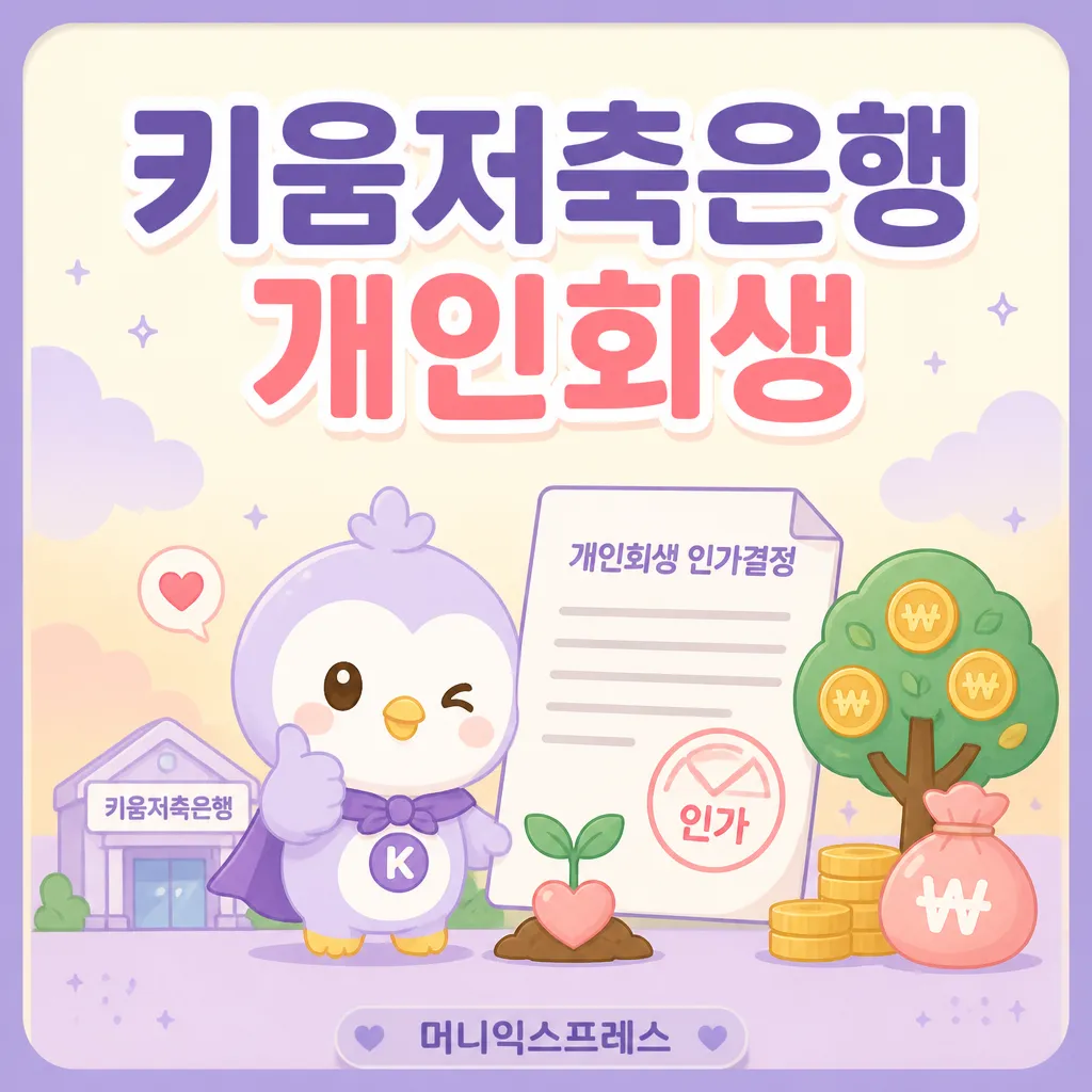 키움저축은행 개인회생 대출 자격과 신청 절차 안내
