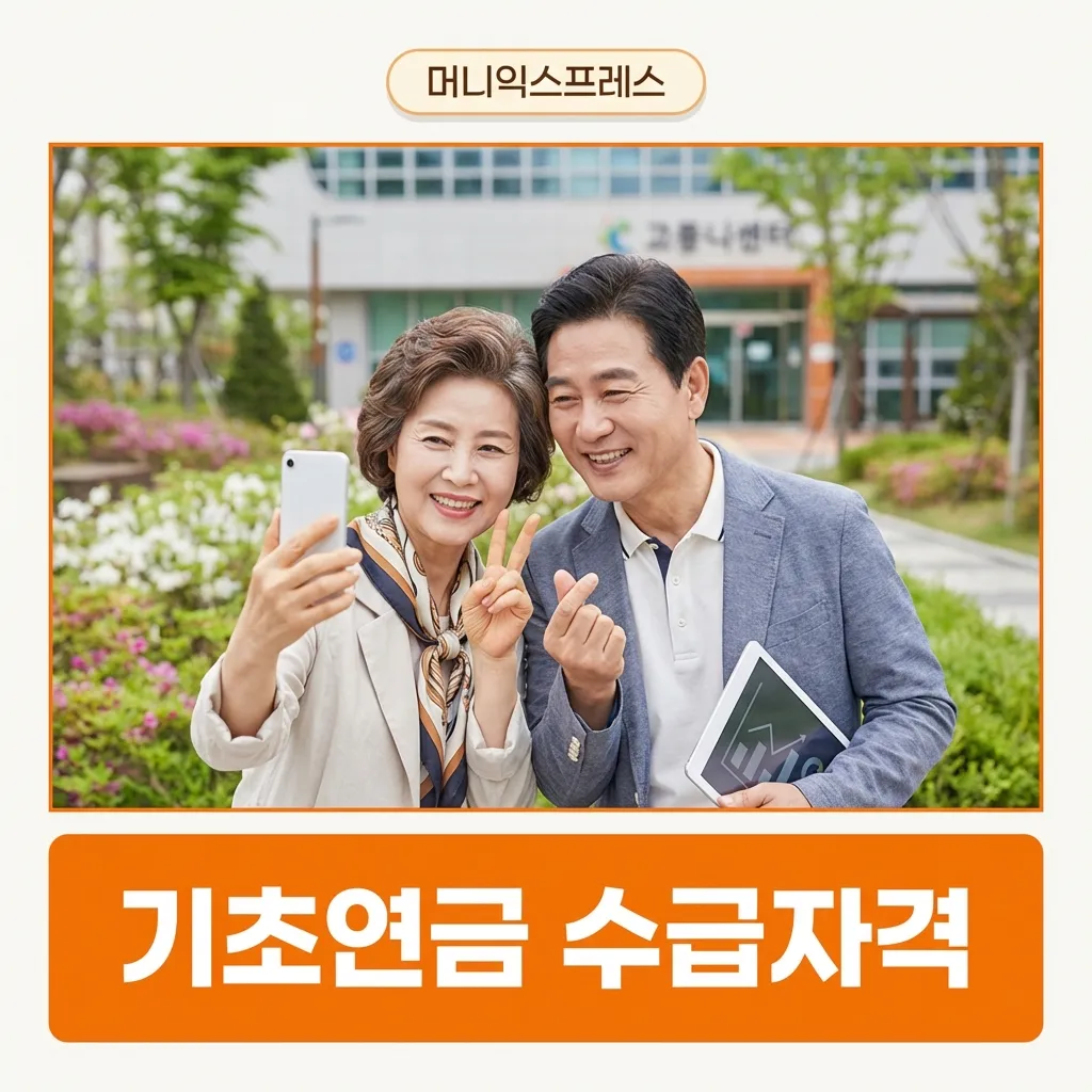 기초연금 수급자격 소득인정액 안내 