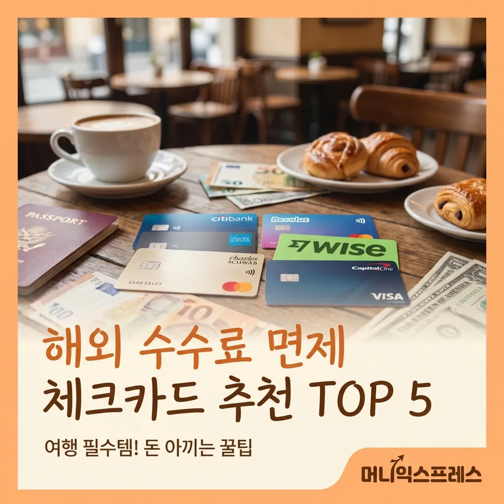해외 체크카드 수수료 면제 안내 